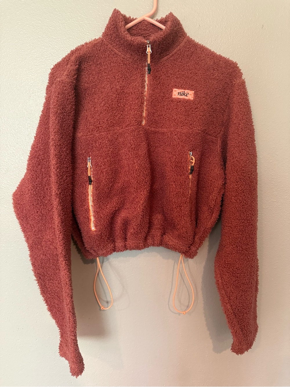 Nike Women's Sherpa Half-Zip Pullover